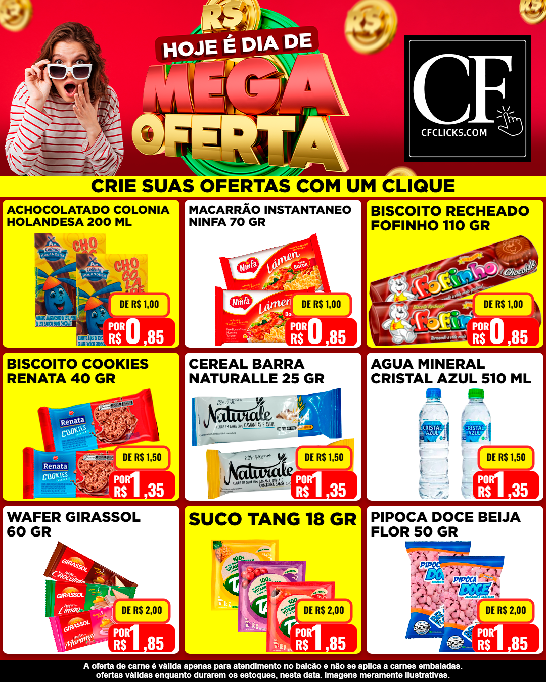 Oferta pronta criada no sistema CFCLICKS